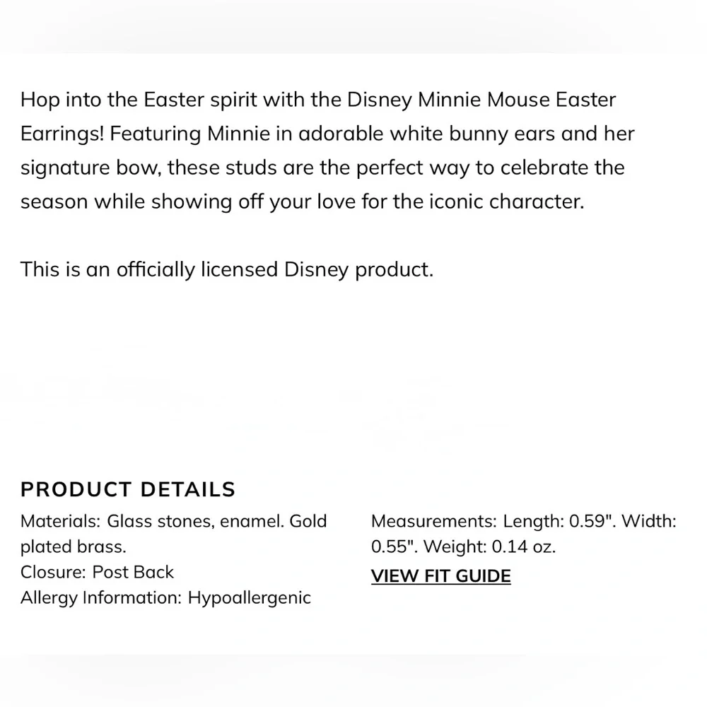 BaubleBar NIB Mickey Mouse Earrings - Black and White